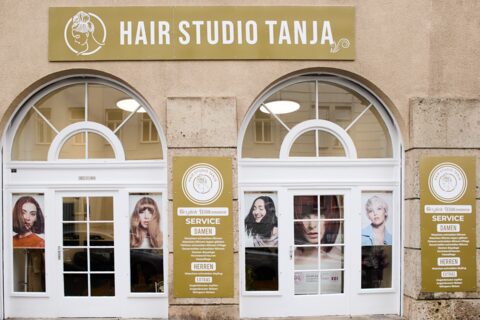Hairstudio Tanja Außenansicht – Friseursalon in 1180 Wien